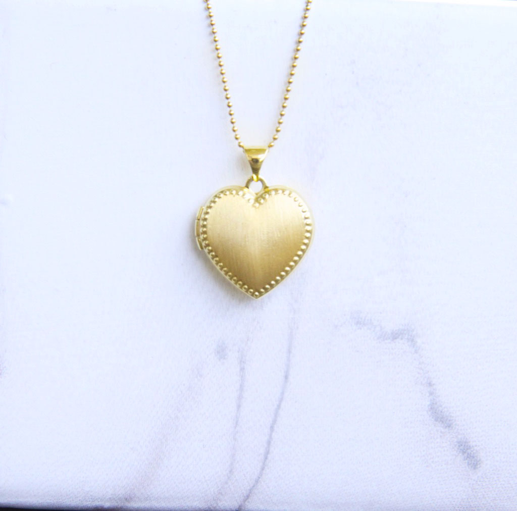 Memorial Heart necklace, 14k solid Gold heart necklace, memorial necklace, heart locket, Love gift, Memorial Locket, Memorial jewelry