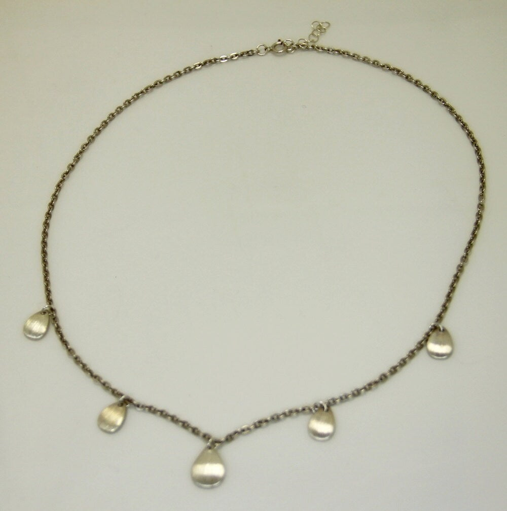 Sterling Silver Leaf Necklace, Leaf Necklace, gift for her, Sterling Silver charm necklace
