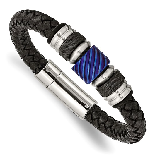 Men bracelet leather