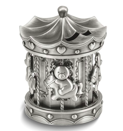 Deluxe Baby Carousel Coin Bank