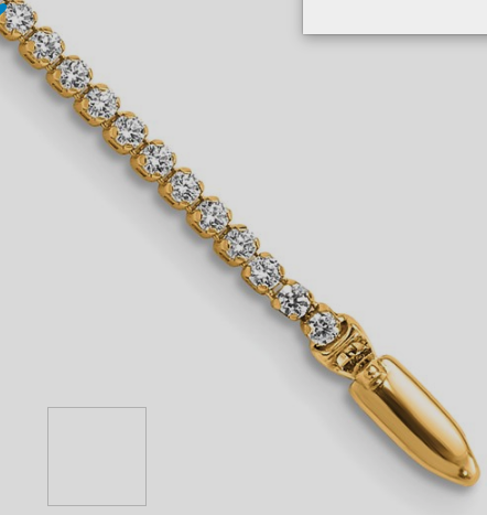 14k 1 1/3 carat Lab Grown Diamond VS/SI+ G+ Complete 7 inch Tennis
