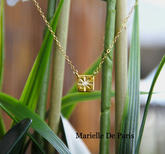 Sun Diamond necklace "Soleil"