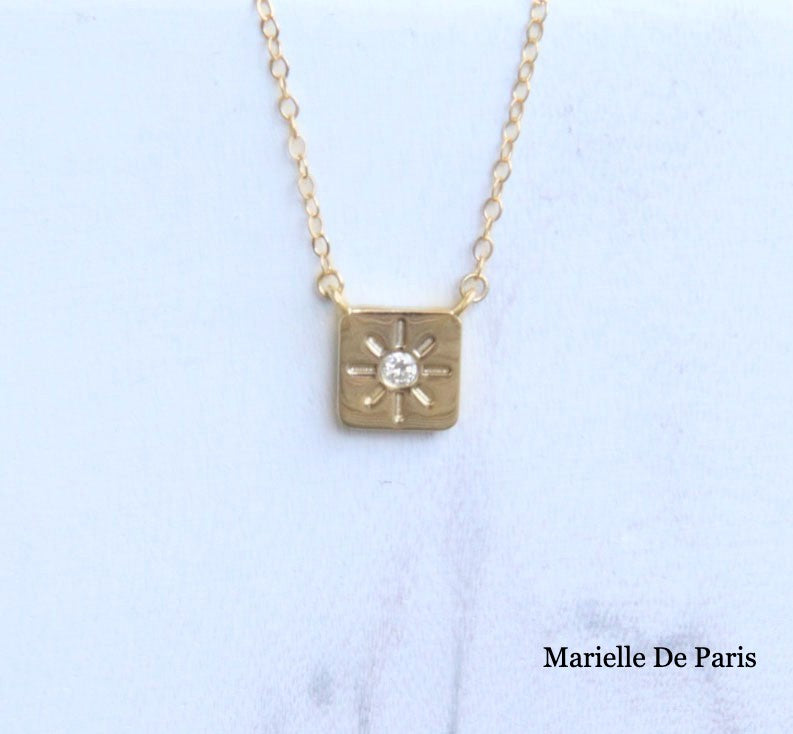 Soleil Necklace - Sun Necklace