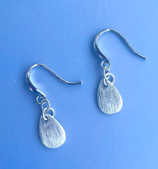 Sterling Silver leaf earrings