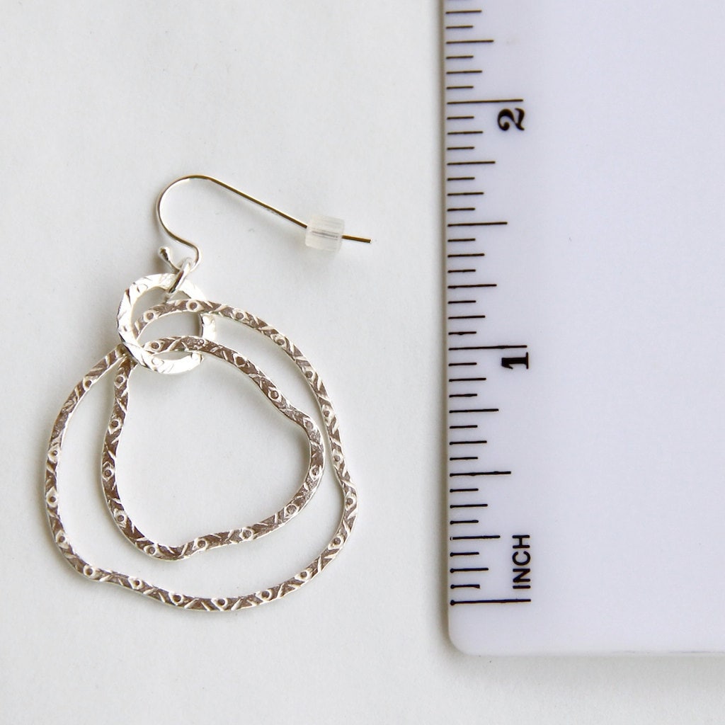 Silver hoops