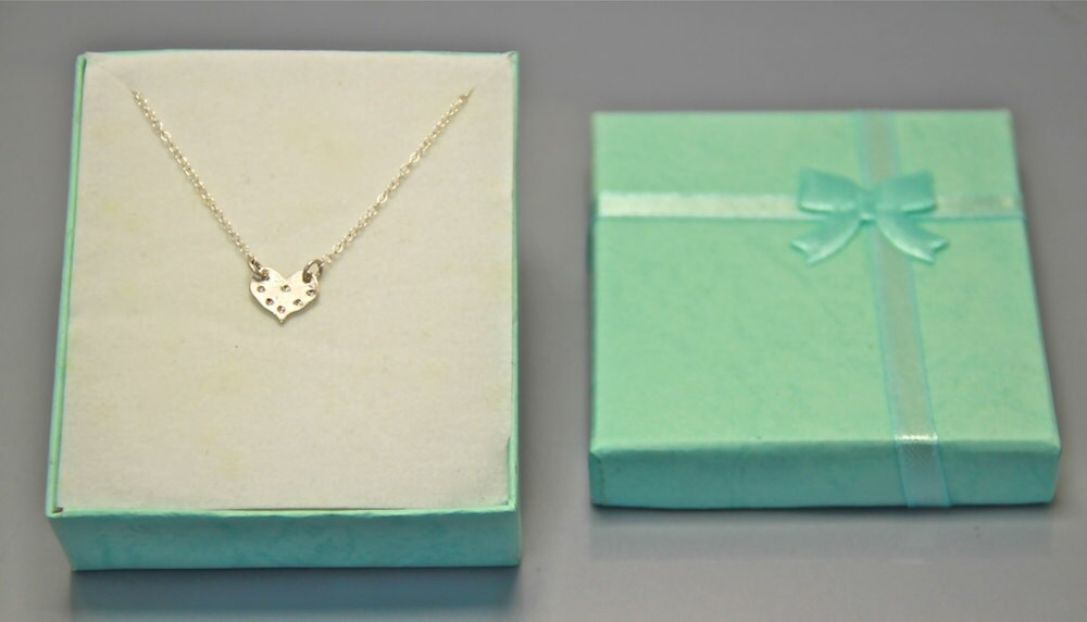 Heart mini necklace Silver