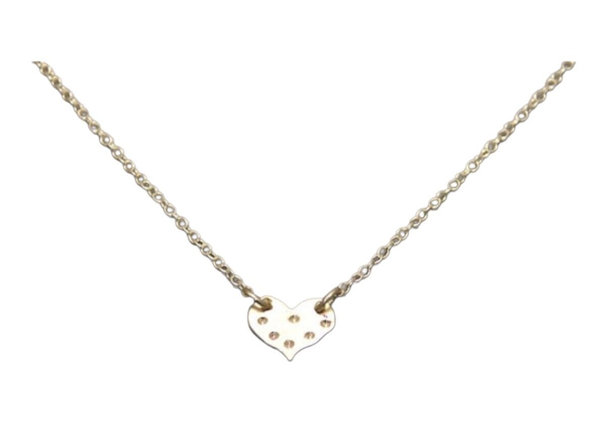 Heart mini necklace Silver