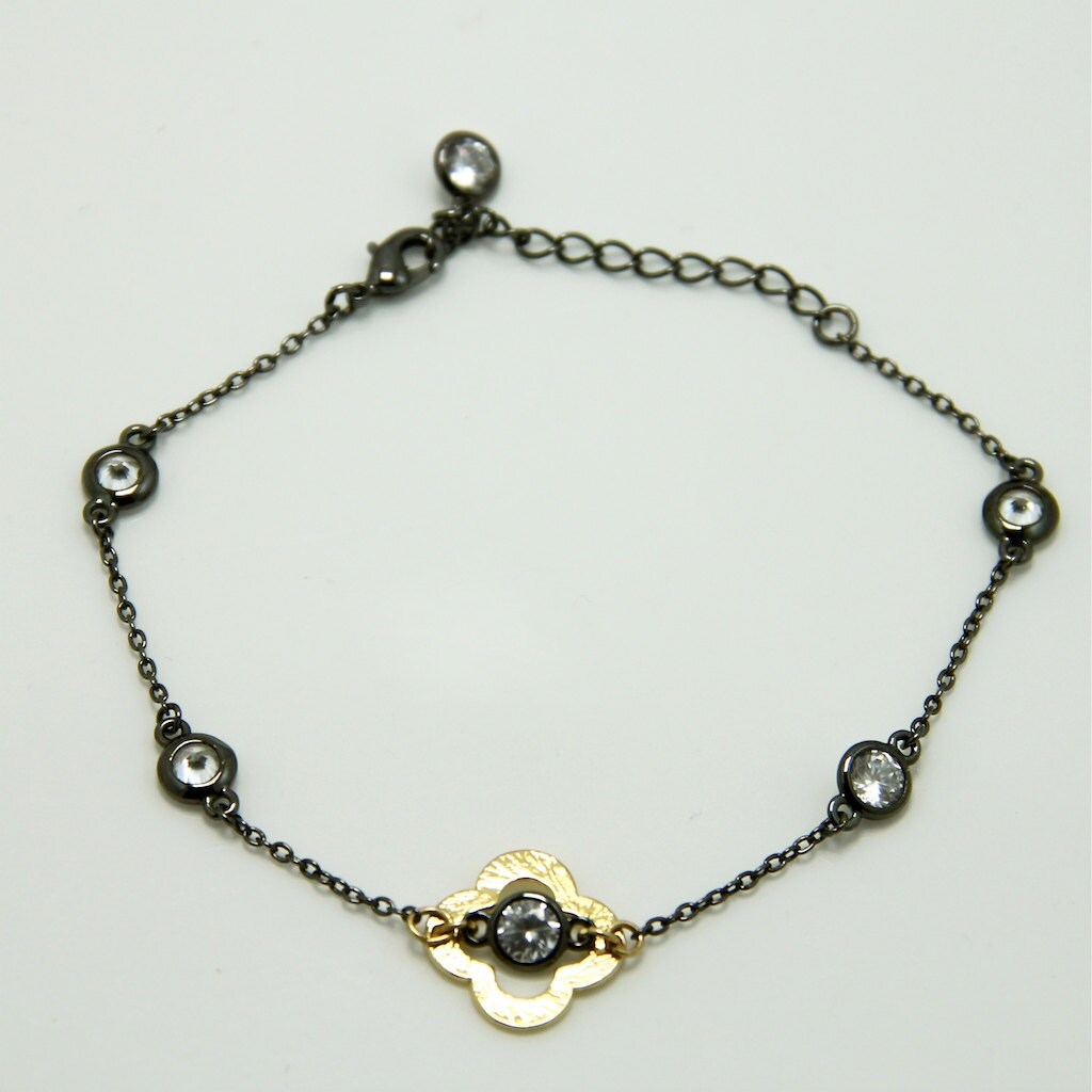 Clover Bracelet Gold & Black & Gold bracelet