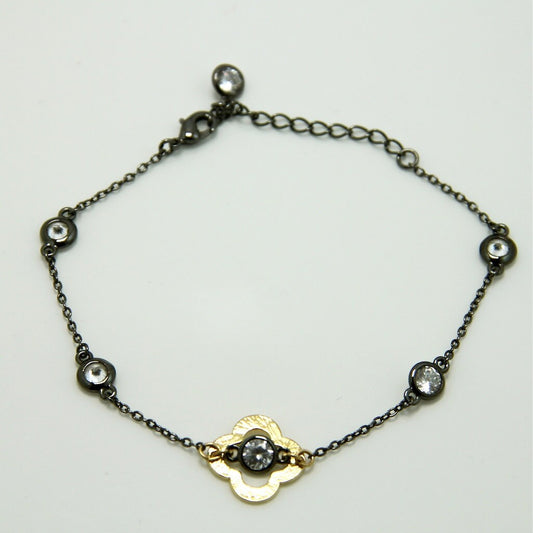 Clover Bracelet Gold & Black & Gold bracelet