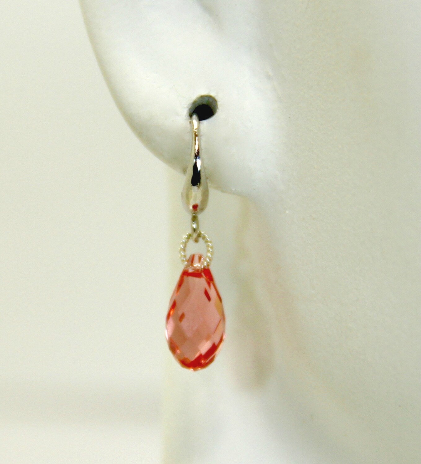 Morganite Swarovski Earrings
