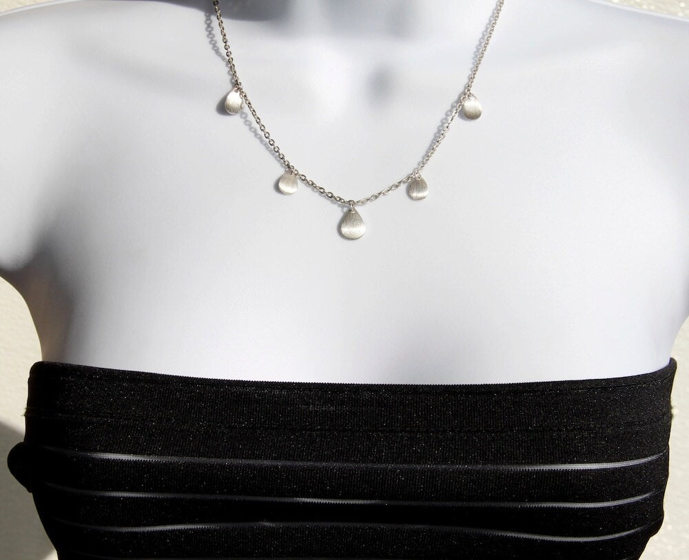 Sterling Silver Leaf Necklace