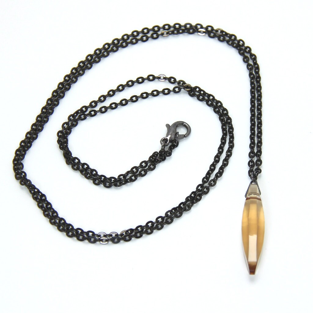 Blue Topaz Crystal necklace